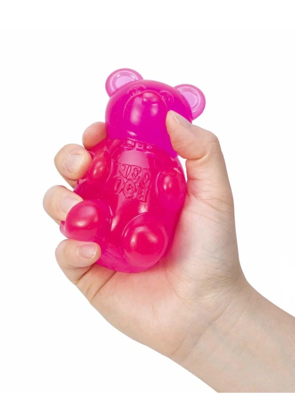 Authentic PINK Schylling NeeDoh Gummy Bear Way Out Watermelon Viral Squishy